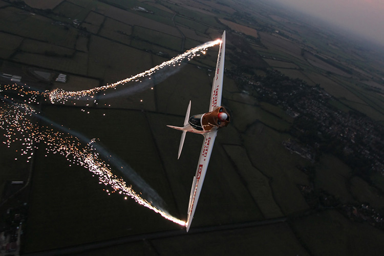 L’avion de la Patrouille SWIP TEAM